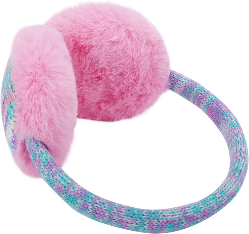 Ztl Kids Knit Earmuffs Winter Outdoor Plush Ear Warmers for Boys Girls 4-16 Years - Image 5